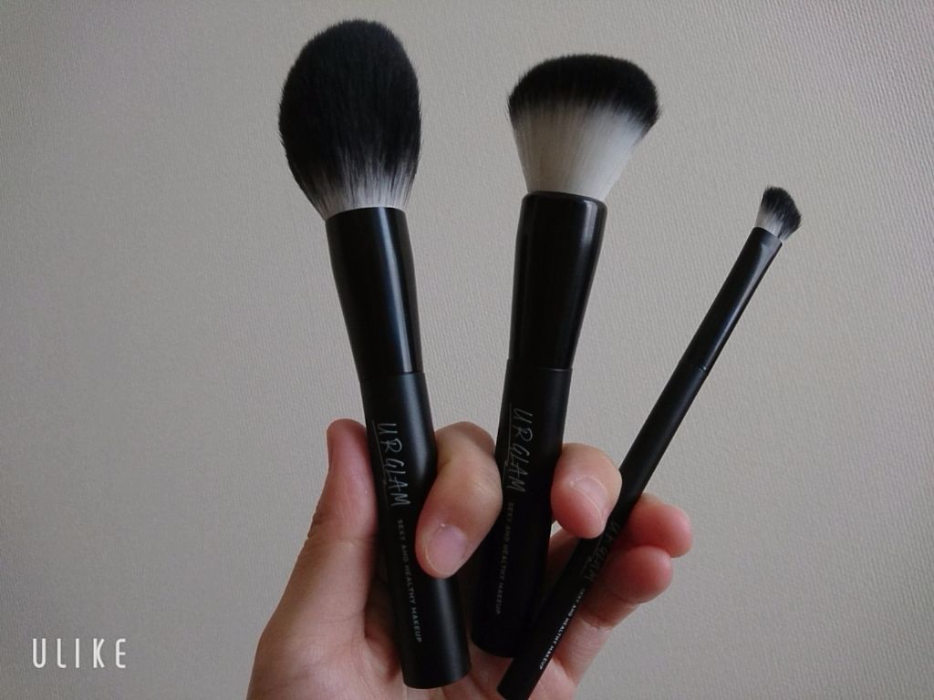 UR GLAM　CHEEK BRUSH/U R GLAM/メイクブラシを使ったクチコミ（2枚目）