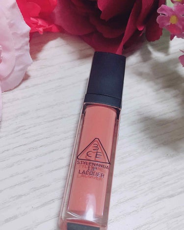 3CE LIP LACQUERのクチコミ「3CE LIP LACQUER
BON BON

3CEのリップです
春に良さげかなと思い購入.....」（1枚目）