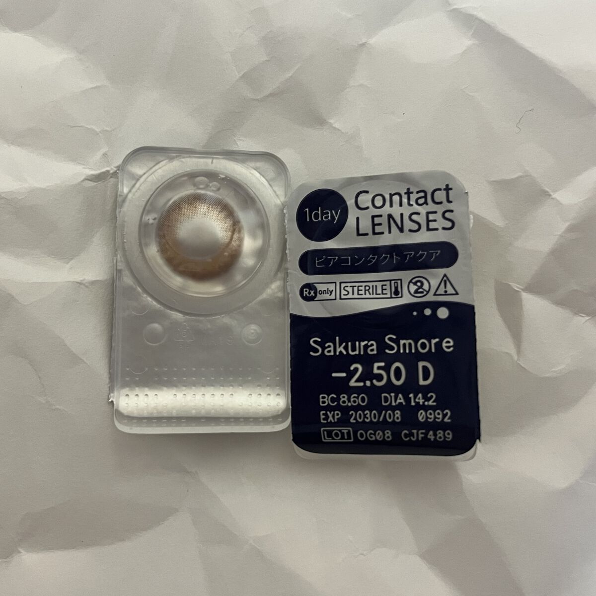 MOLAK 1day サクラスモア/MOLAK/ワンデー（１DAY）カラコンを使ったクチコミ（2枚目）