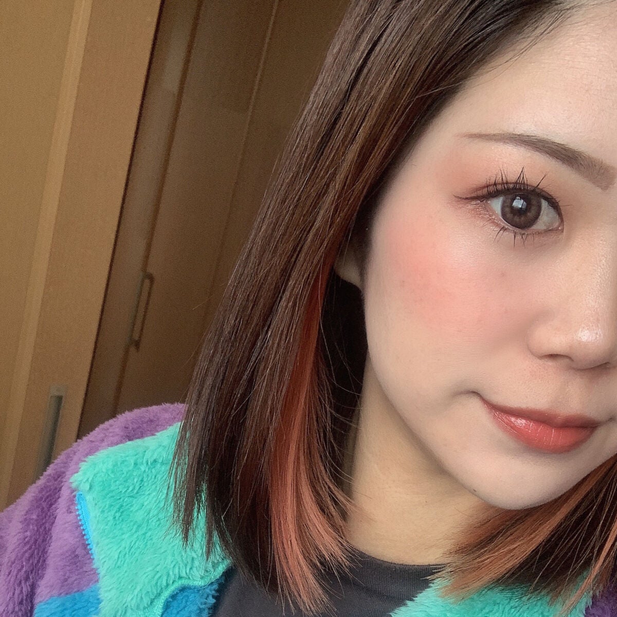 cloud pudding pink brown/chuu LENS/カラーコンタクトレンズを使ったクチコミ(7枚目)