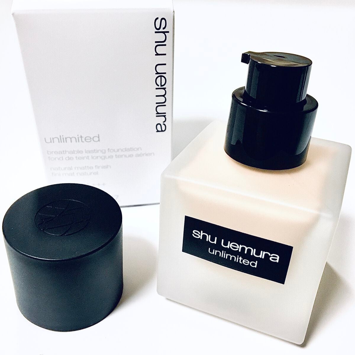 (旧)アンリミテッド ラスティング フルイド/shu uemura/リキッドファンデーションを使ったクチコミ(1枚目)