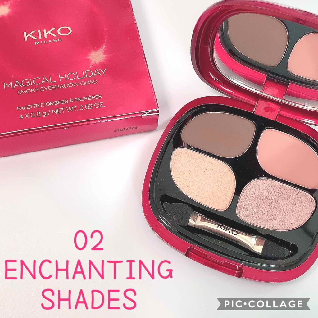 MAGICAL HOLIDAY SMOKY EYESHADOW QUAD/KIKO/アイシャドウパレットを使ったクチコミ（1枚目）