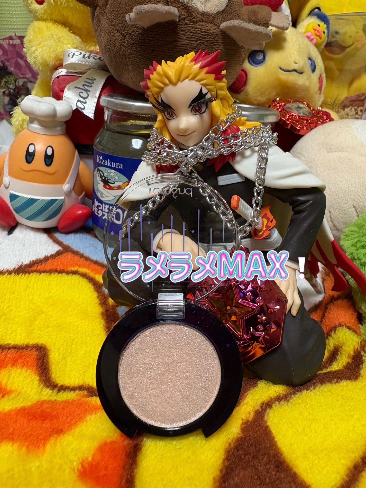 グリッター シャドウ カラー/rom&nd/グリッターを使ったクチコミ(3枚目)