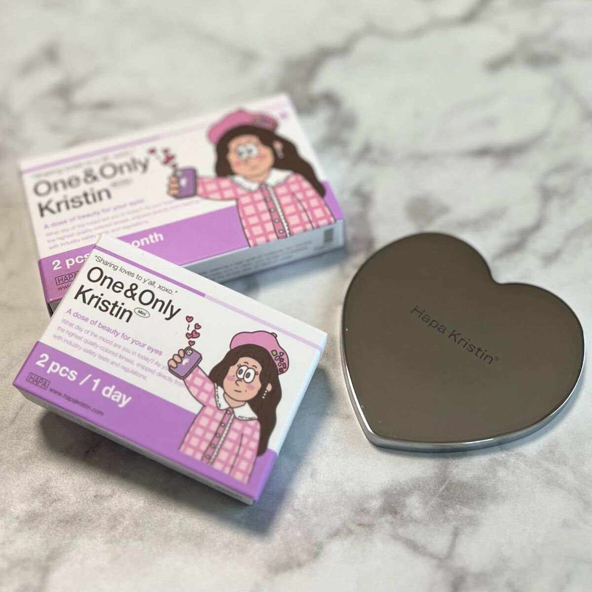 One & Only Kristin/Hapa kristin/カラーコンタクトレンズを使ったクチコミ(10枚目)