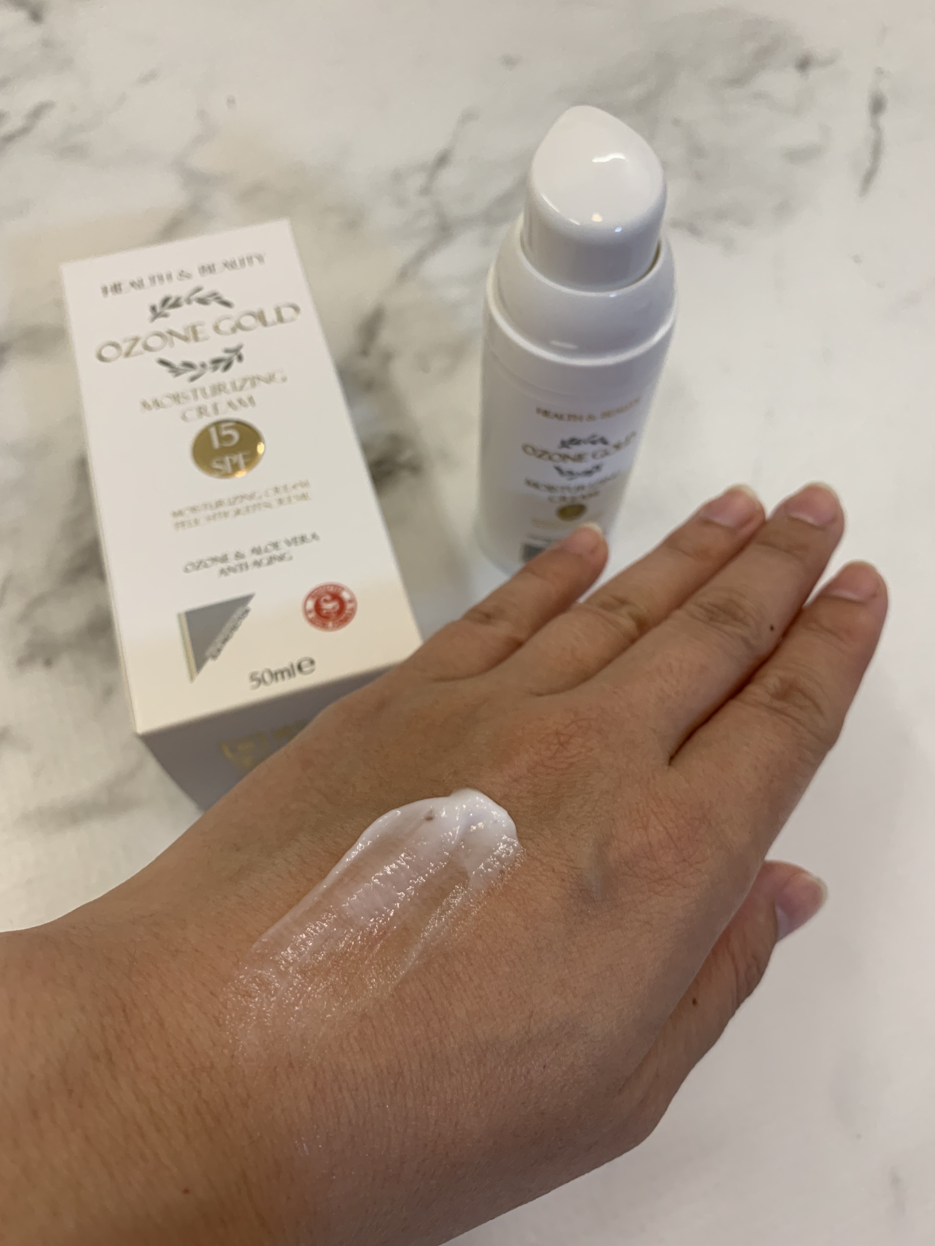 オゾンゴールド MRクリーム/OZONE GOLD/フェイスクリームを使ったクチコミ（3枚目）