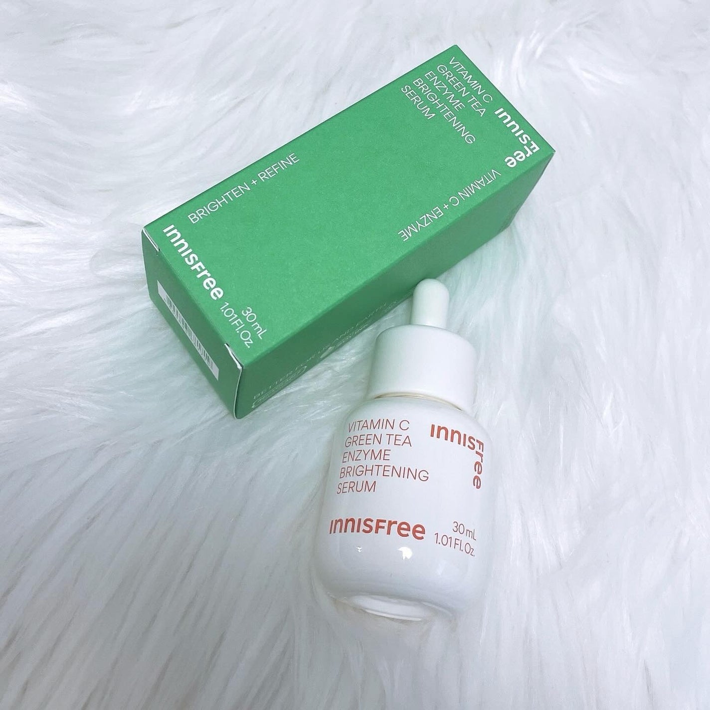 ビタC グリーンティーエンザイム ブライト セラム/innisfree/美容液を使ったクチコミ(5枚目)
