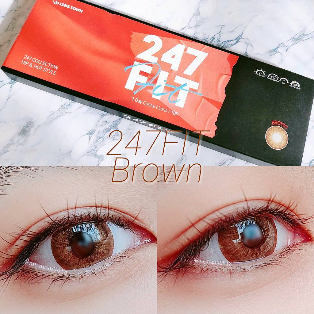 247 fit/THEPIEL/カラーコンタクトレンズを使ったクチコミ（1枚目）