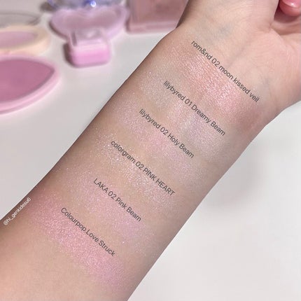 ラヴビーム グロウヴェール/lilybyred/パウダーハイライトを使ったクチコミ(3枚目)