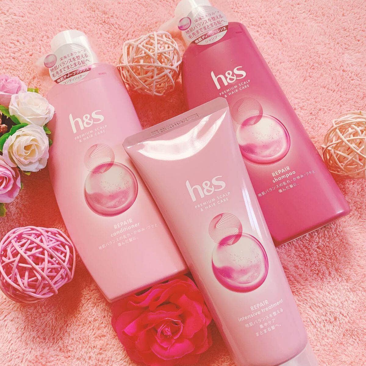 リペア シャンプー／コンディショナー/h&s/市販シャンプーを使ったクチコミ（1枚目）