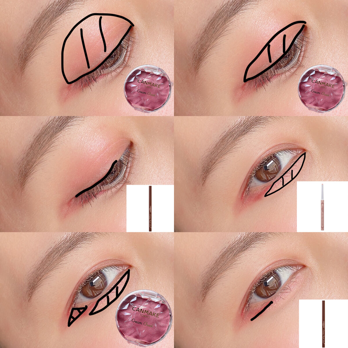 クイックラッシュカーラー/キャンメイク/マスカラ下地を使ったクチコミ（2枚目）