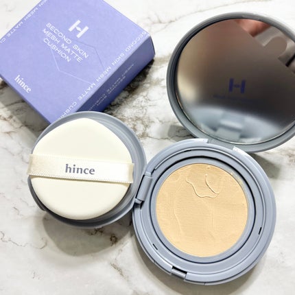 セカンドスキンメッシュマットクッション/hince/クッションファンデーションを使ったクチコミ(1枚目)