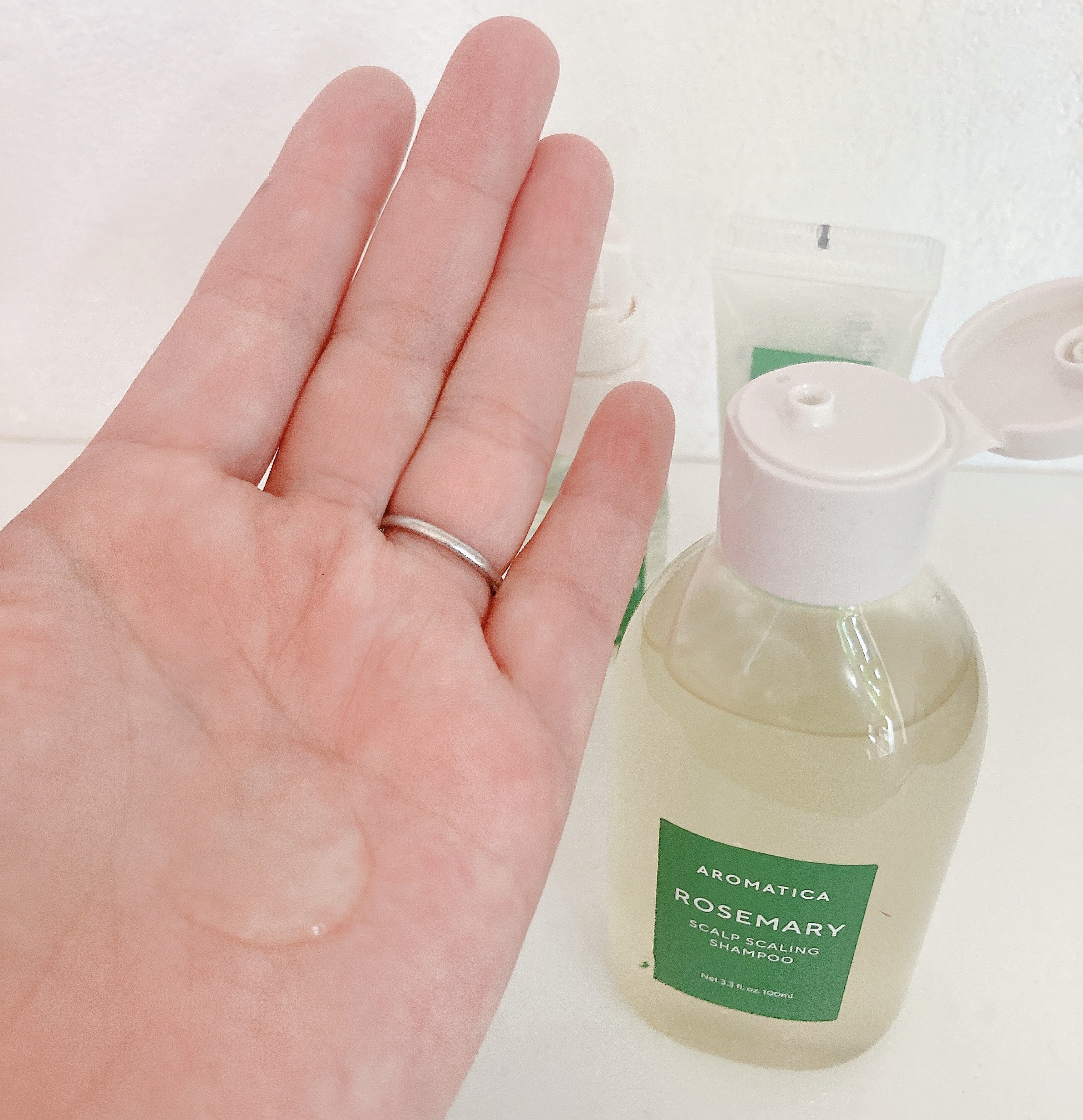 ローズマリー ヘア トライアルセット/AROMATICA/トライアルキットを使ったクチコミ（3枚目）