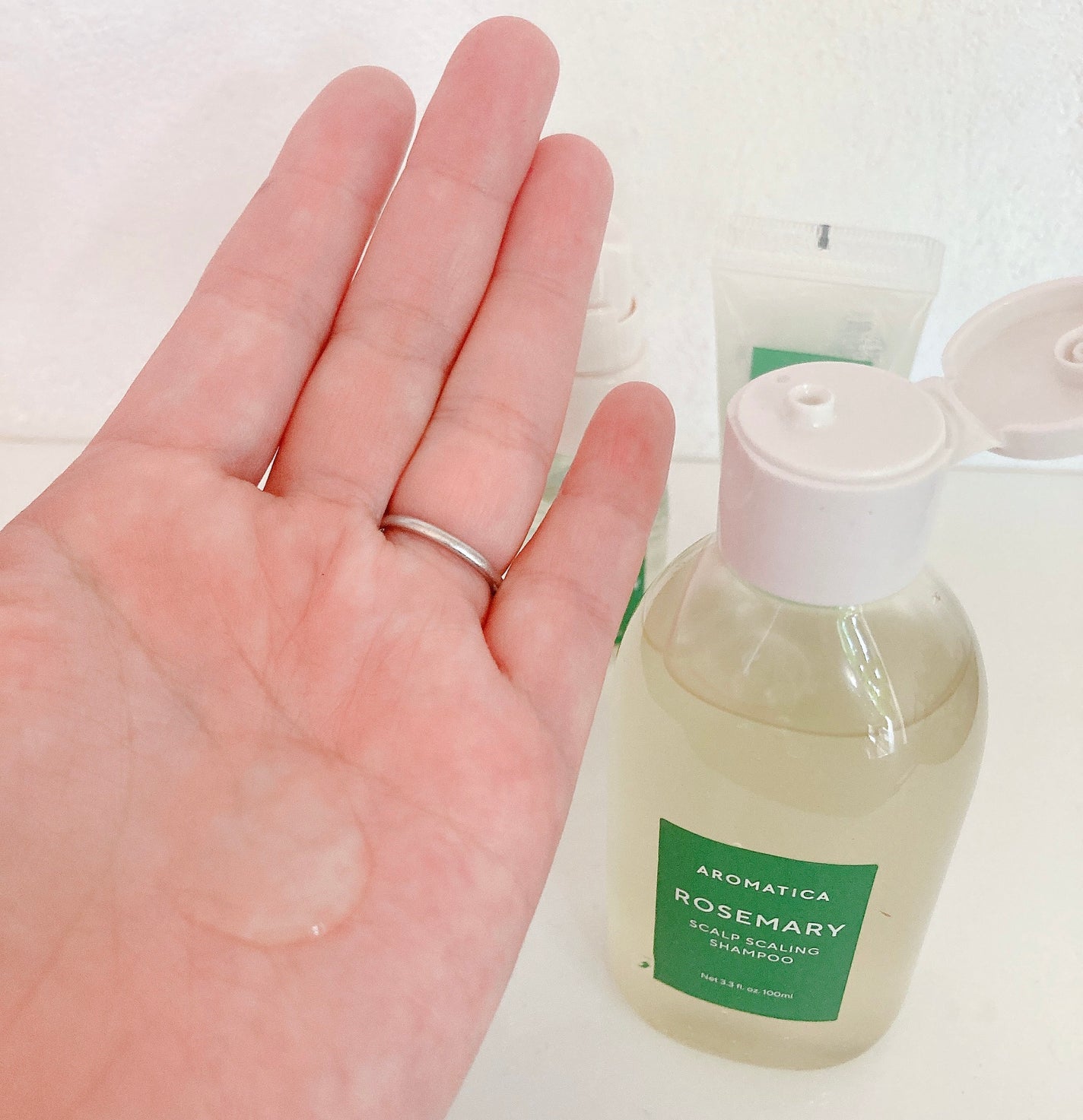 ローズマリー ヘア トライアルセット/AROMATICA/トライアルキットを使ったクチコミ(3枚目)