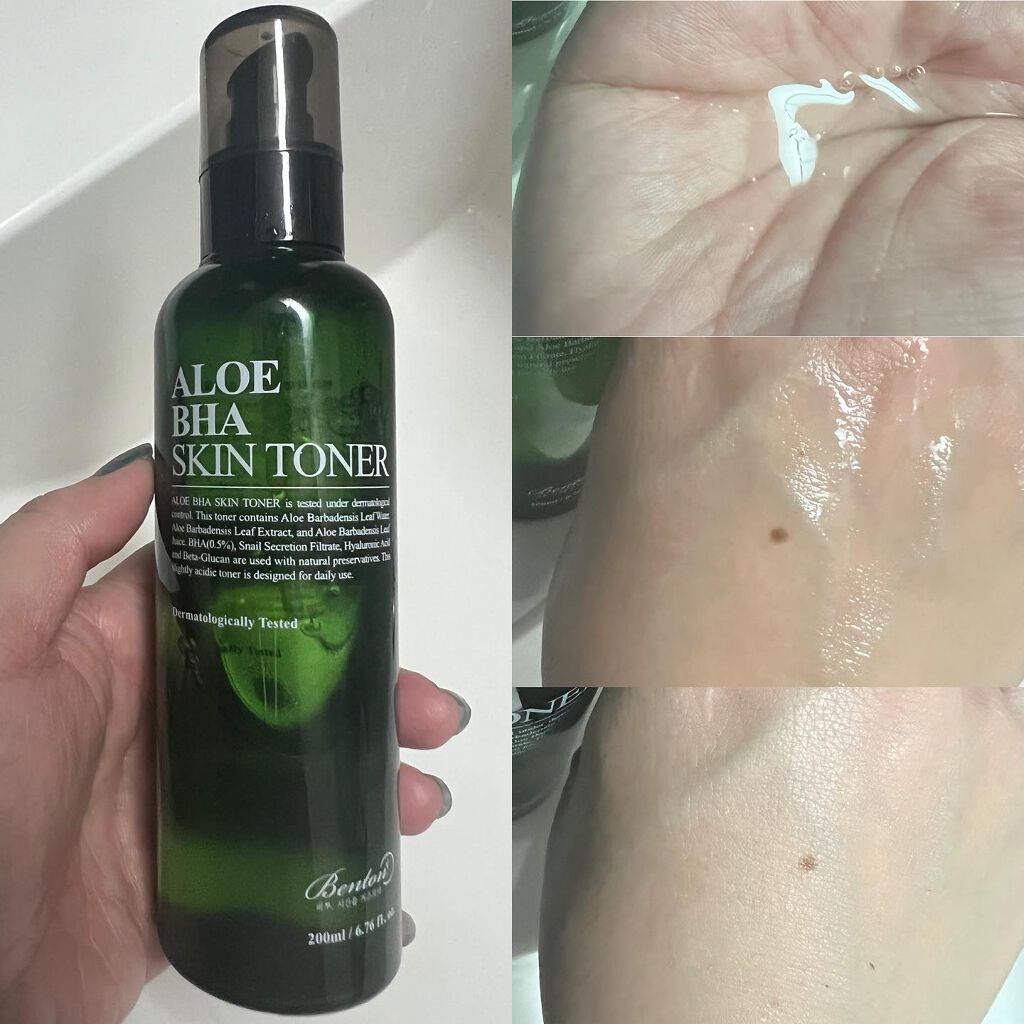 アロエBHAトナー, 200ml/BENTON/化粧水を使ったクチコミ(2枚目)