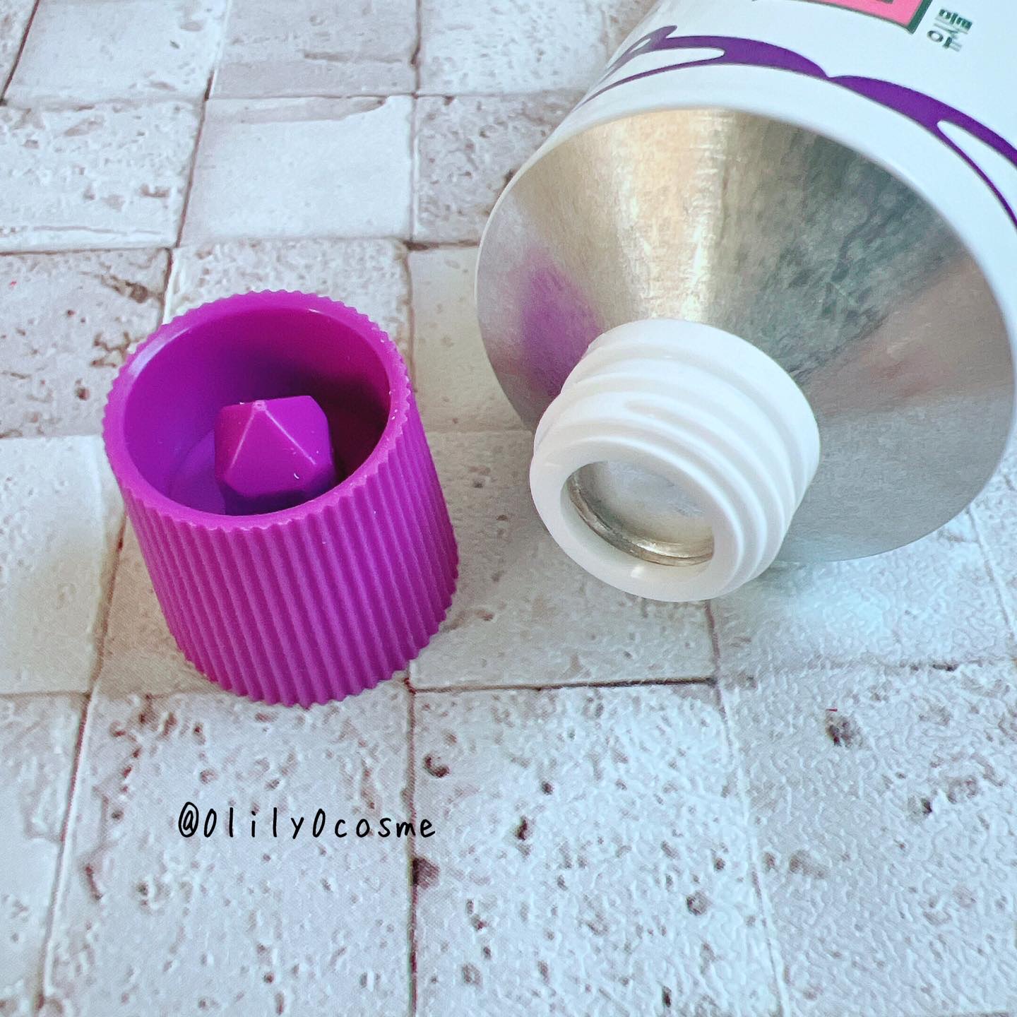 ホワイトパープル歯みがき ピーチフローラルミントの香り/EUTHYMOL/歯磨き粉を使ったクチコミ（3枚目）