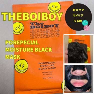ポアペシャル モイスチャー ブラックマスク/TheBOIBOY/シートマスク・パックを使ったクチコミ（1枚目）