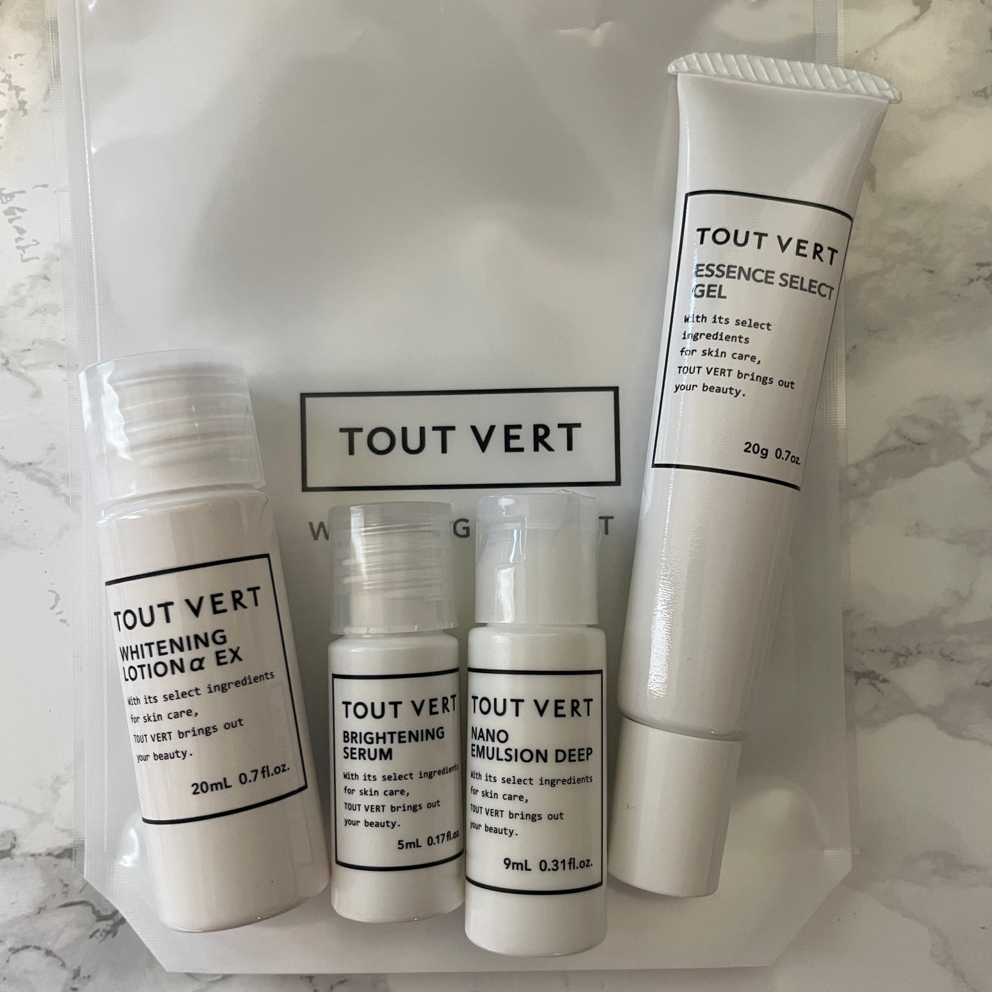 薬用美白・ニキビ★実感ホワイトニングトライアルセット/TOUT VERT/トライアルキットを使ったクチコミ(3枚目)