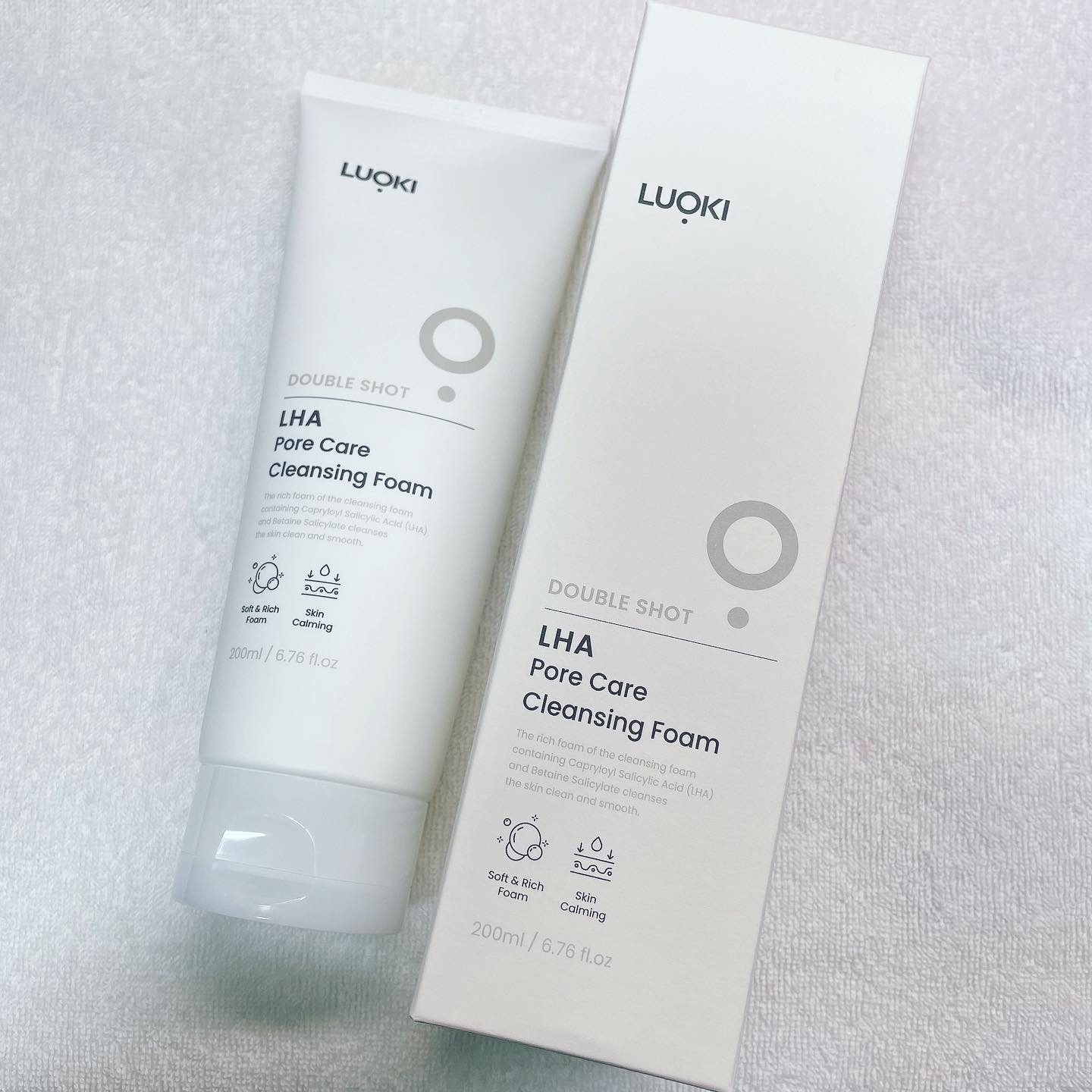 ダブルショットLHA毛穴ケアクレンジングフォーム /LUOKI/クレンジングクリームを使ったクチコミ（1枚目）