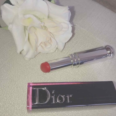 ディオール アディクト ラッカー スティック 857 ハリウッド レッド/Dior/口紅を使ったクチコミ（1枚目）