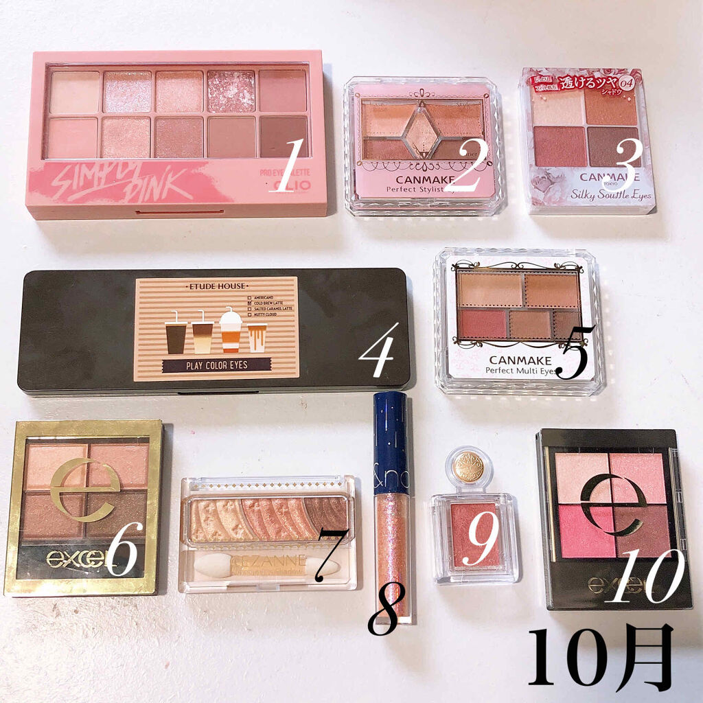 プレイカラー アイシャドウ/ETUDE/アイシャドウパレットを使ったクチコミ（3枚目）