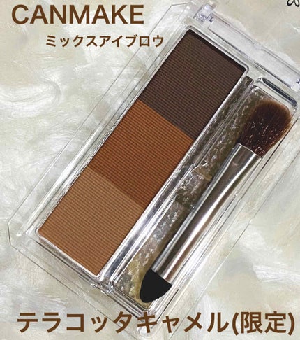 ミックスアイブロウ 08 テラコッタキャメル/キャンメイク/パウダーアイブロウを使ったクチコミ(1枚目)