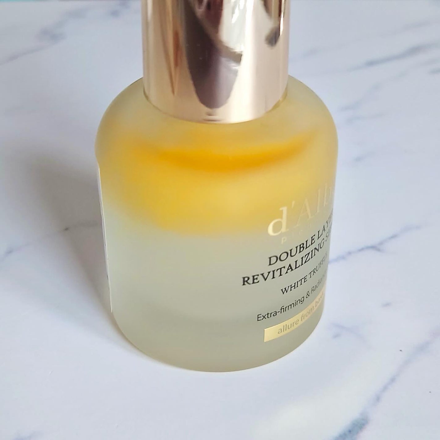 ホワイトトリュフダブルレイヤーリバイタライジングセラム/ダルバ/美容液を使ったクチコミ(2枚目)