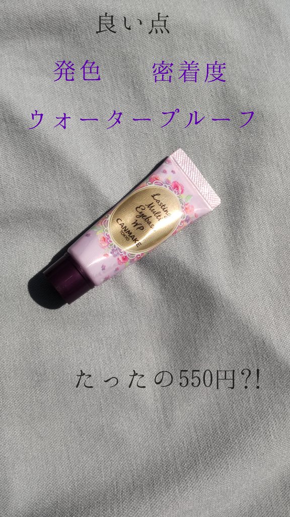 ラスティングマルチアイベース WP/キャンメイク/アイシャドウベースを使ったクチコミ（2枚目）