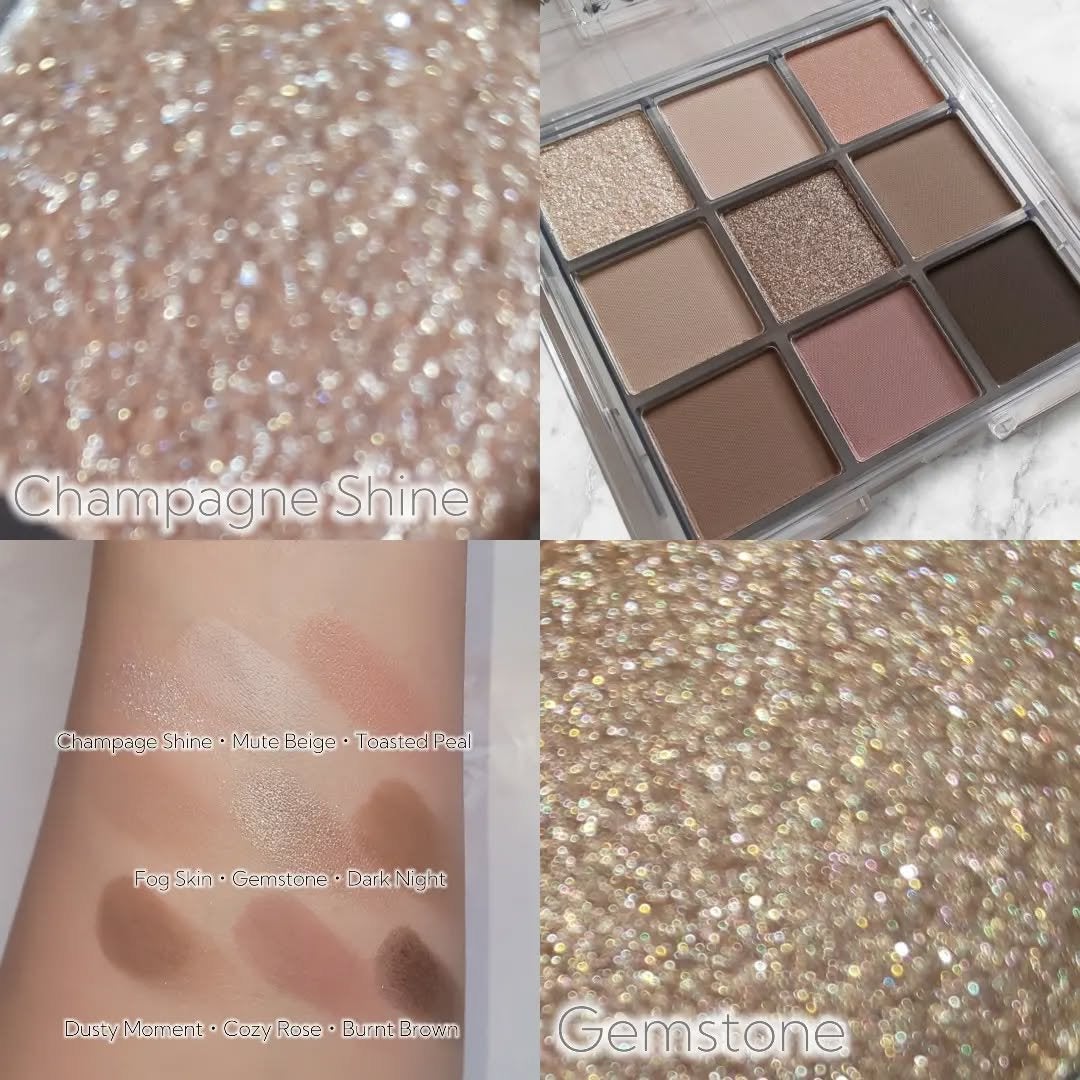 KEYBO FALL IN LOVE SHADOW PALETTE/keybo/アイシャドウパレットを使ったクチコミ(2枚目)