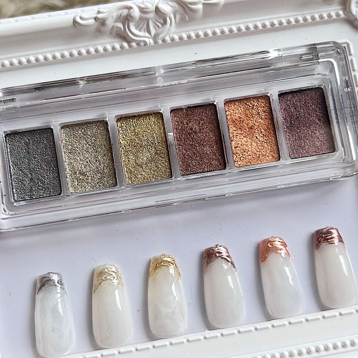 試してみた】ミラーパウダーパレット Classic 6 color set