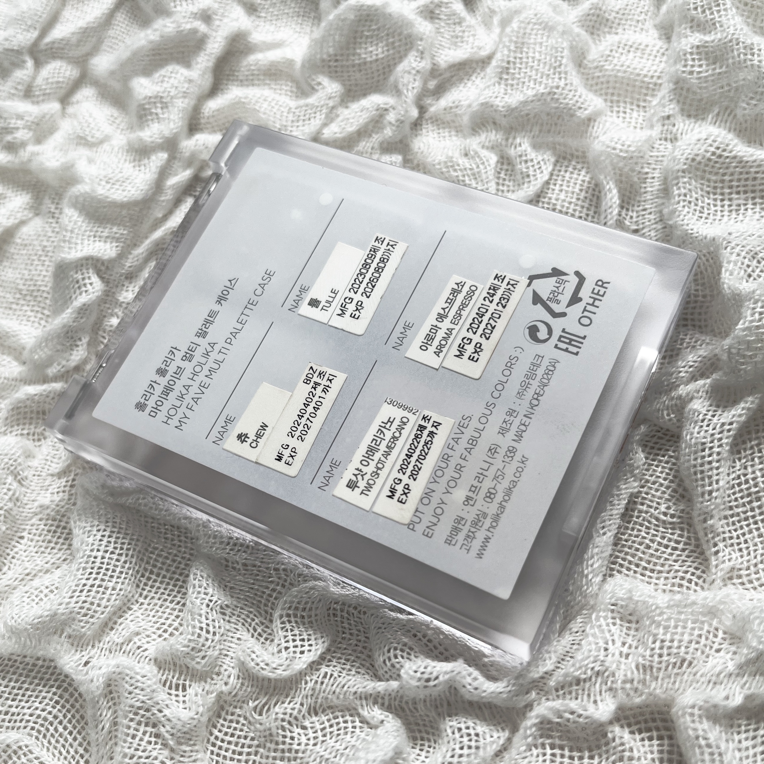 マイフェイブピースアイシャドウ/HOLIKA HOLIKA/単色アイシャドウを使ったクチコミ（2枚目）