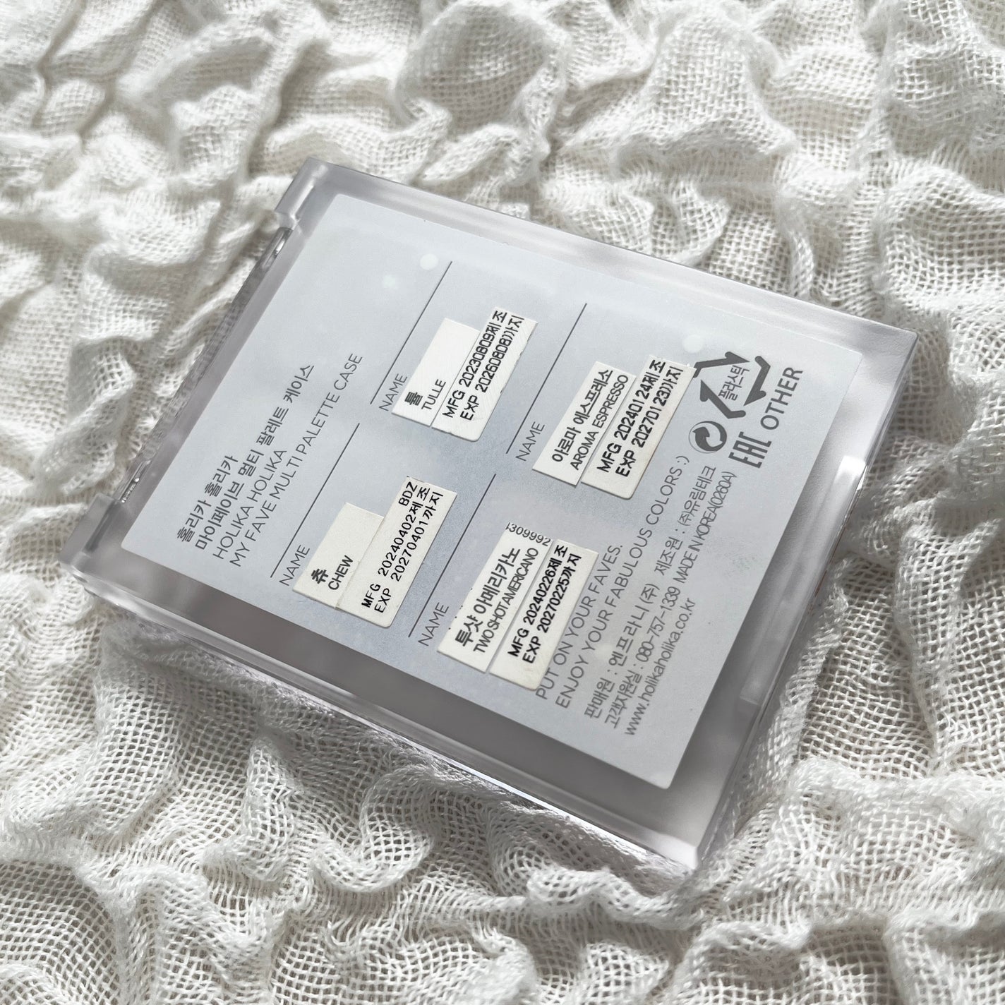 マイフェイブピースアイシャドウ/HOLIKA HOLIKA/単色アイシャドウを使ったクチコミ(2枚目)