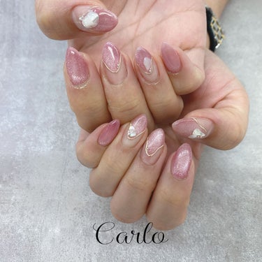 YUKA on LIPS 「.マグネットネイル..#nail#nailist#ネイル#ネイ..」（2枚目）