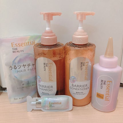 ザビューティ 髪のキメ美容素髪を守る バリアシャンプー/コンディショナー/エッセンシャル/シャンプー・コンディショナーを使ったクチコミ(2枚目)