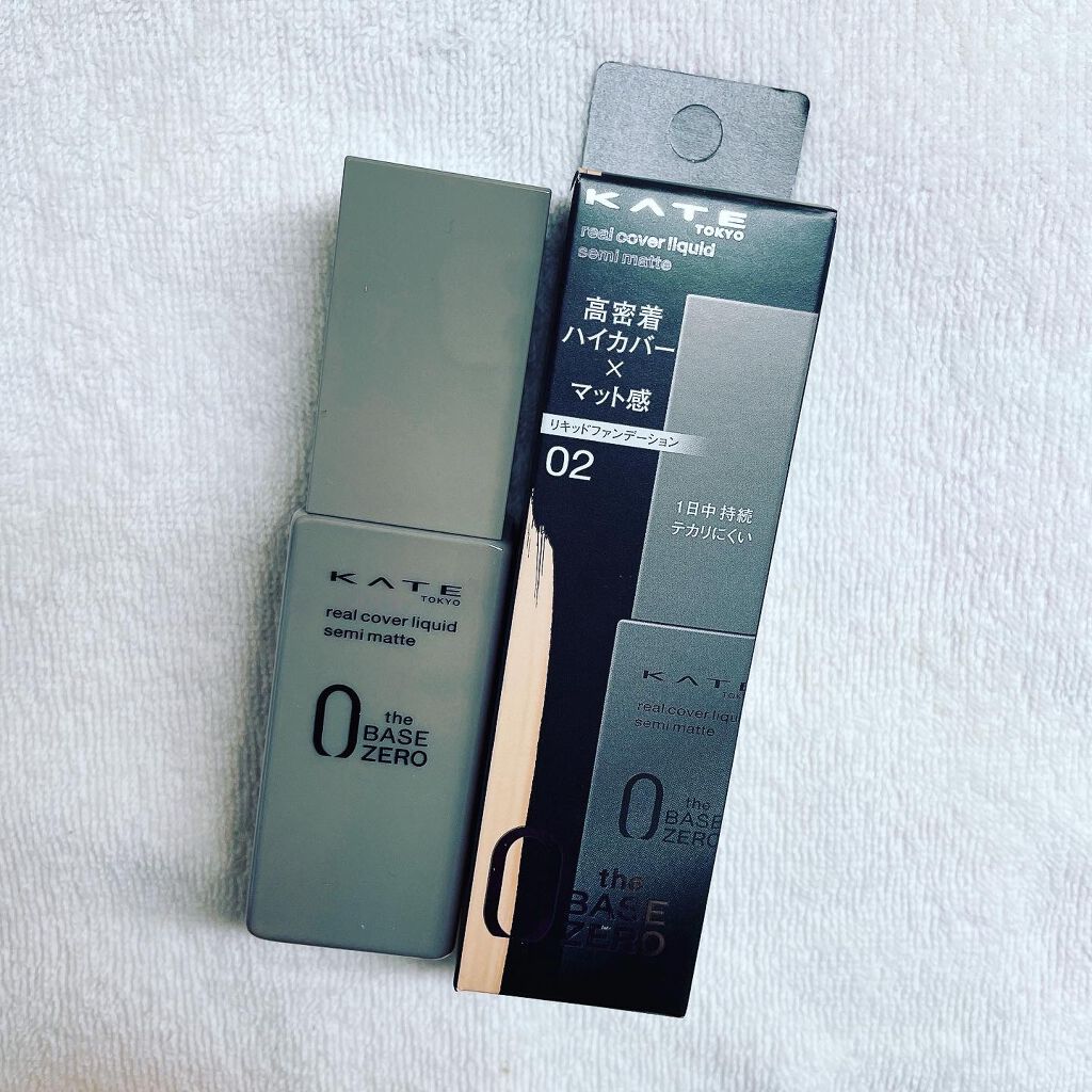 リアルカバーリキッド（セミマット）/KATE/リキッドファンデーションを使ったクチコミ（1枚目）