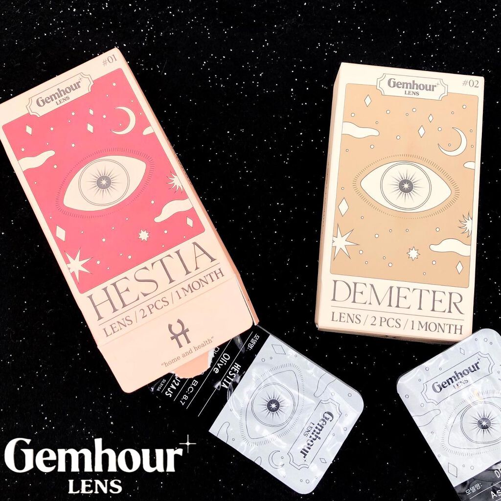HESTIA/Gemhour lens/カラーコンタクトレンズを使ったクチコミ（2枚目）