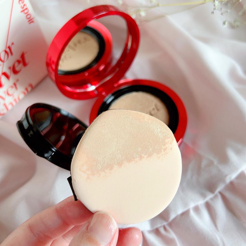 プロテーラービーベルベットカバークッション/espoir/クッションファンデーションを使ったクチコミ(5枚目)