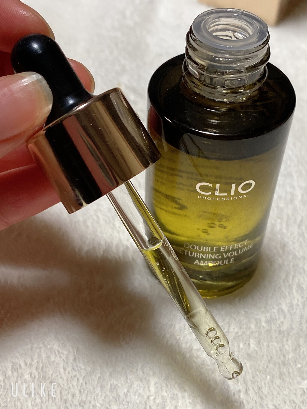 ダブルエフェクト リターニング ボリューム アンプル/CLIO/美容液を使ったクチコミ（2枚目）