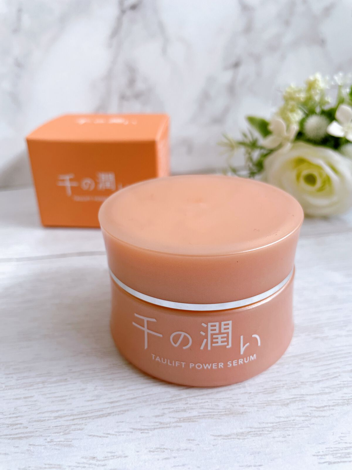 タウリフトパワーセラム/千の潤い/美容液を使ったクチコミ(2枚目)