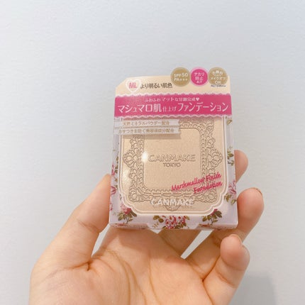 マシュマロフィニッシュファンデーション/キャンメイク/パウダーファンデーションを使ったクチコミ(4枚目)