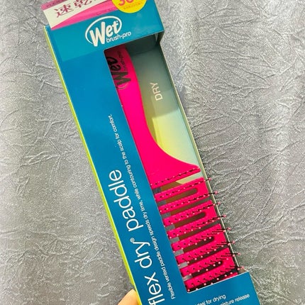 フレックスドライ パドルブラシ ピンク/ウェットブラシ/ヘアブラシを使ったクチコミ(6枚目)
