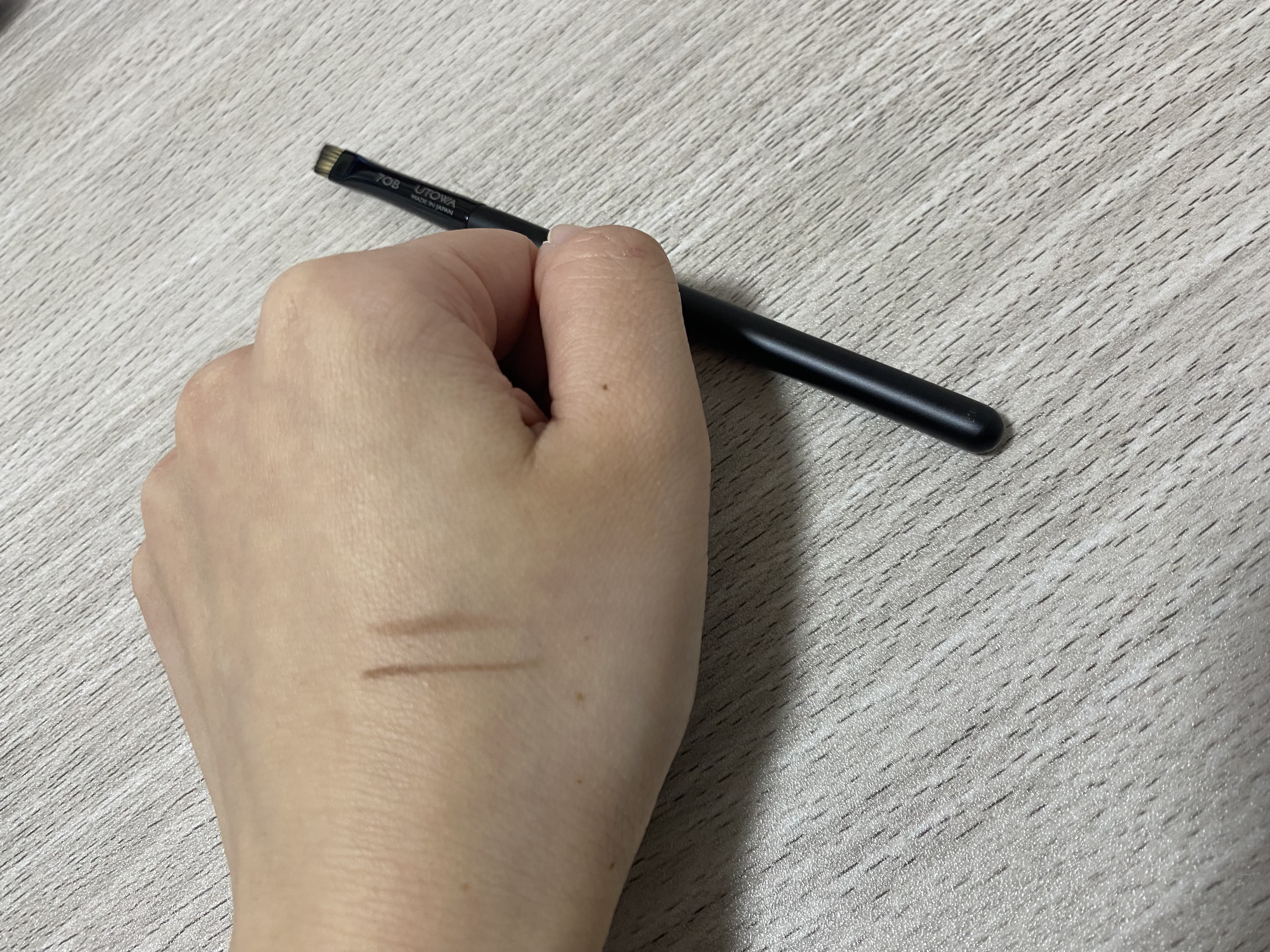 メイクアップブラシ 7OB/UTOWA/メイクブラシを使ったクチコミ（2枚目）