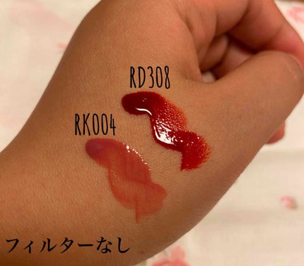 ディアダーリン ウォータージェルティント (アイスティント)/ETUDE/口紅を使ったクチコミ(2枚目)
