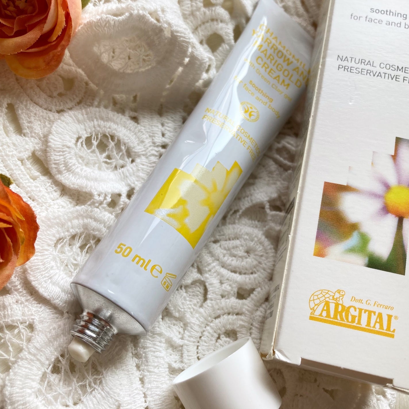 ブライトモイスチャライジング カモミールクリーム/ARGITAL/フェイスクリームを使ったクチコミ(6枚目)