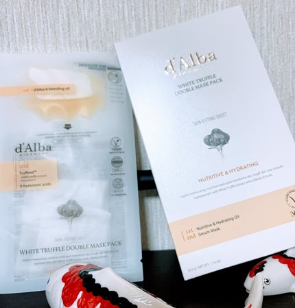 ホワイトトリュフダブルマスクパック(栄養/保湿)/ダルバ/シートマスク・パックを使ったクチコミ(1枚目)
