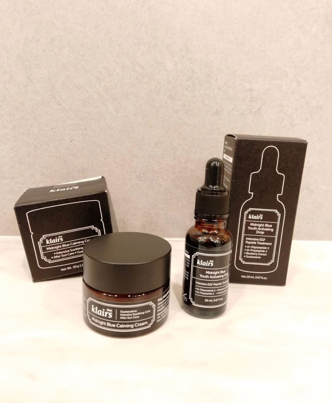 ミッドナイトブルーカーミングクリーム/Klairs/フェイスクリームを使ったクチコミ（1枚目）