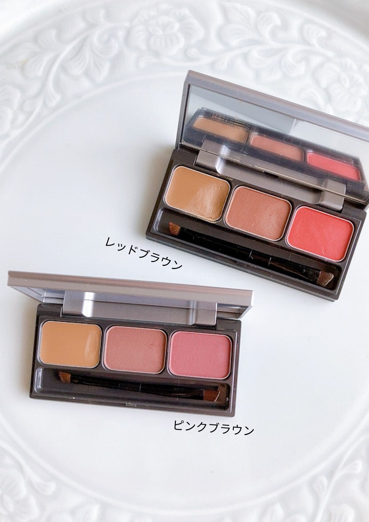 パレットアイブロウ/&be/パウダーアイブロウを使ったクチコミ(4枚目)