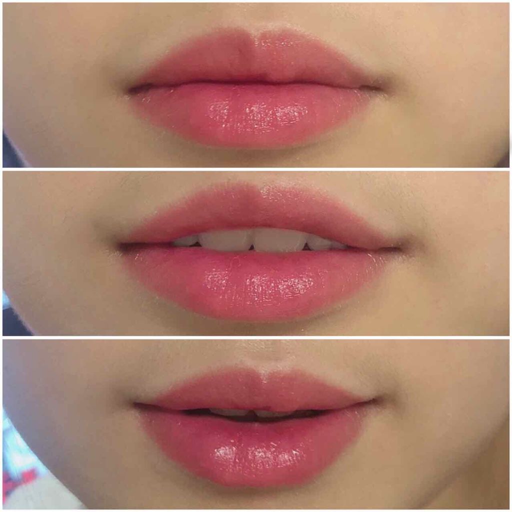 ルージュ ヴォリュプテ シャイン/YVES SAINT LAURENT BEAUTE/口紅を使ったクチコミ(4枚目)