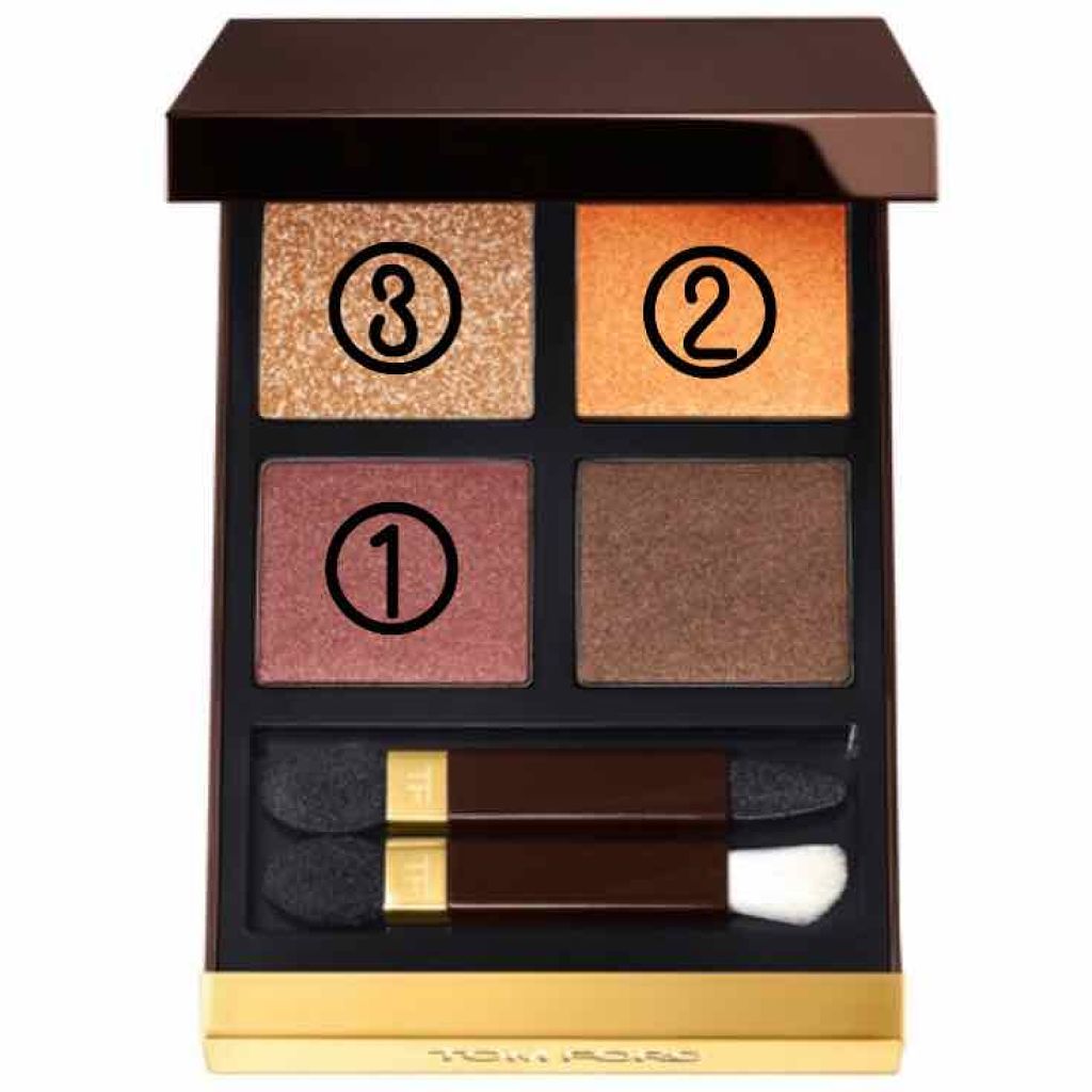 アイ カラー クォード/TOM FORD BEAUTY/アイシャドウパレットを使ったクチコミ(2枚目)