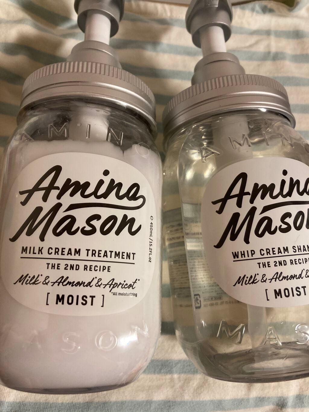 アミノメイソン ディープモイスト ホイップクリーム シャンプー/ミルククリーム ヘアトリートメント/アミノメイソン/市販シャンプーを使ったクチコミ(1枚目)