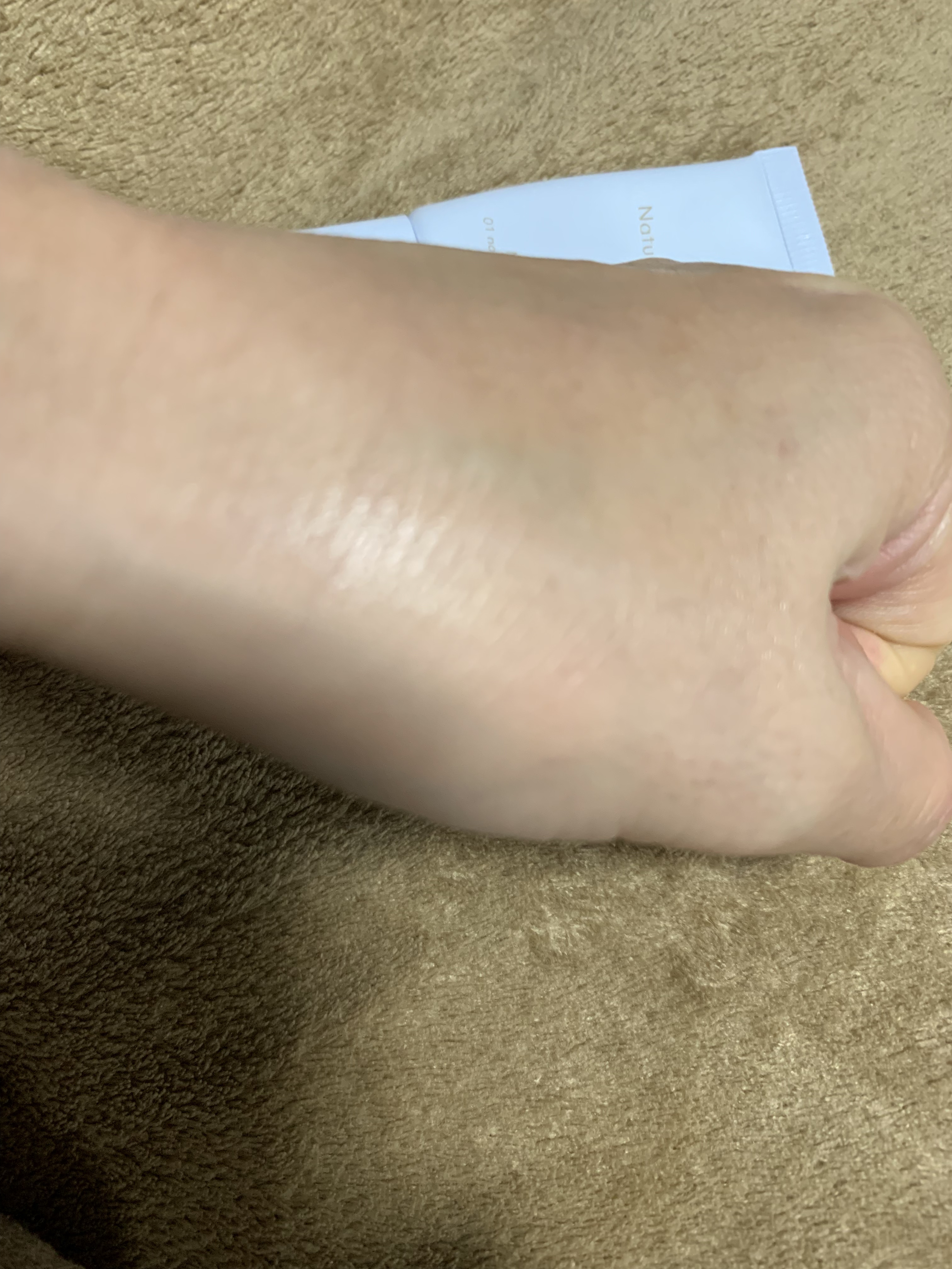 メイクアップ クリーム モイスト/ナチュラグラッセ/化粧下地を使ったクチコミ（3枚目）